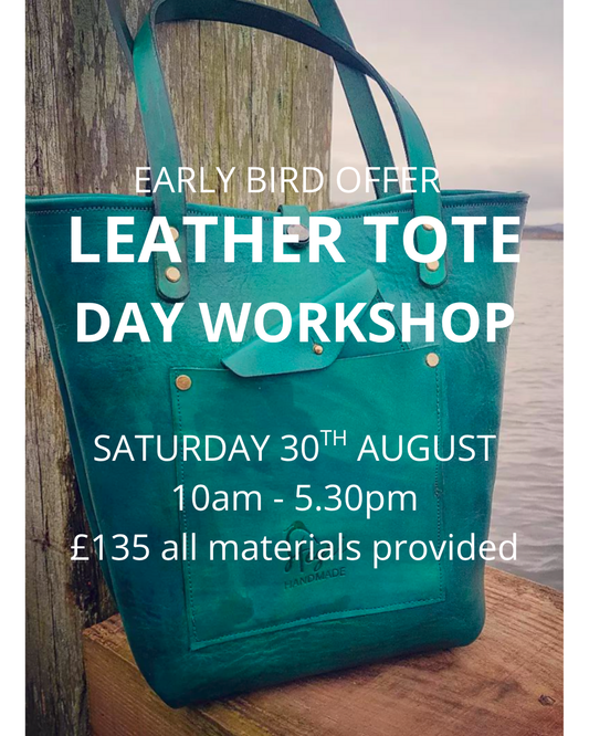 Early Bird Leather Tote - August